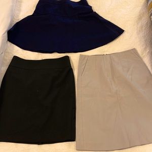 Three skirt lot- Banana and Express size 0
